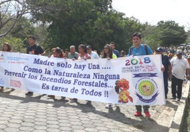 Realizan campaña de prevención de incendios forestales en Chontales