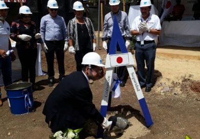 Somoto: colocan la primera piedra de proyectos dirigido a educación, financiados por Japón