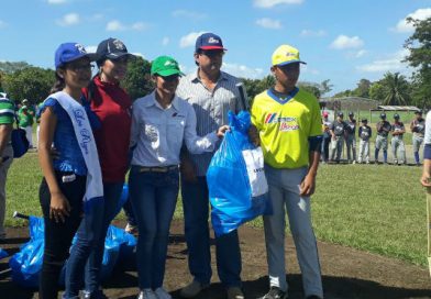 Inicia Liga Infantil de béisbol en San Rafael del Sur