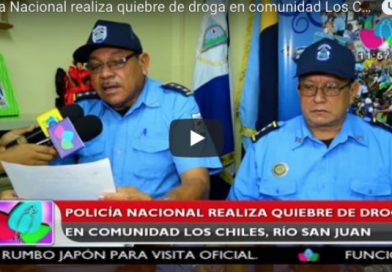 Policía Nacional realiza quiebre de droga en comunidad Los Chiles, Río San Juan