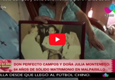 Don Perfecto Campos y doña Julia Montenegro: 64 años de sólido matrimonio en Malpaisillo