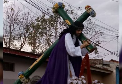 Masaya: Fieles católicos asisten al primer Viacrucis