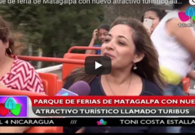 Parque de feria de Matagalpa con nuevo atractivo turístico llamado Turibus