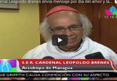 Cardenal Leopoldo Brenes envía mensaje por día del amor y la amistad e inicio de la cuaresma
