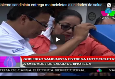 Gobierno sandinista entrega motocicletas a unidades de salud de Jinotega