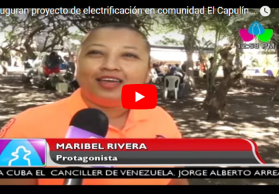 Inauguran proyecto de electrificación en comunidad El Capulín en Chinandega