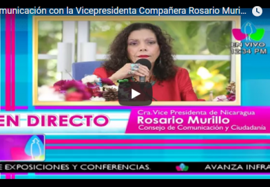 Comunicación con la Vicepresidenta Compañera Rosario Murillo, 2 de Febrero de 2018