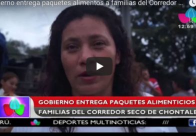 Gobierno entrega paquetes alimentos a familias del Corredor Seco de Chontales