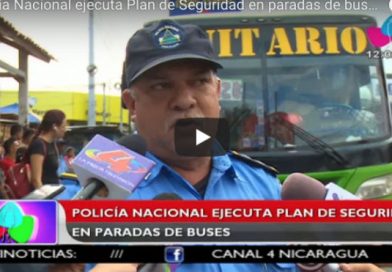 Policía Nacional ejecuta Plan de Seguridad en paradas de buses