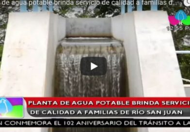 Planta de agua potable brinda servicio de calidad a familias de Río San Juan