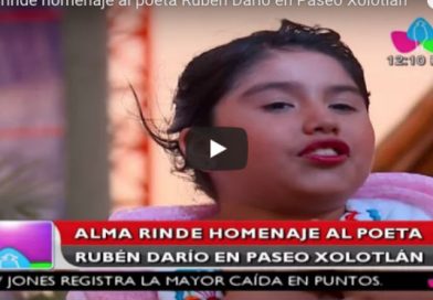 ALMA rinde homenaje al poeta Rubén Darío en Paseo Xolotlán