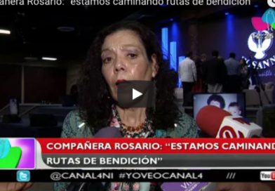 Compañera Rosario: “estamos caminando rutas de bendición”