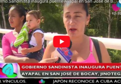 Gobierno Sandinista inaugura puente Ayapal en San José de Bocay, Jinotega