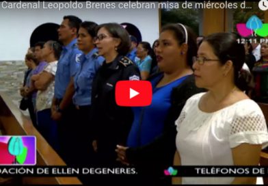S.E.R Cardenal Leopoldo Brenes celebran misa de miércoles de ceniza en Catedral de Managua