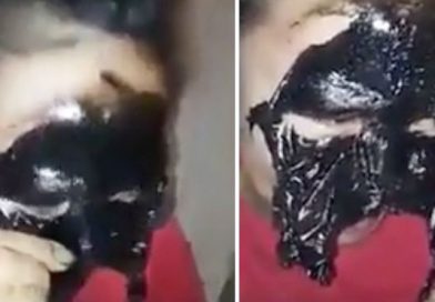 Quería verse bella y usó una mascarilla que la dejó irreconocible