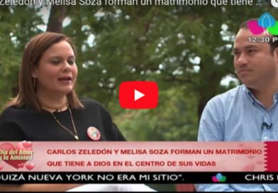 Carlos Zeledón y Melisa Soza forman un matrimonio que tiene a Dios en el centro de sus vidas