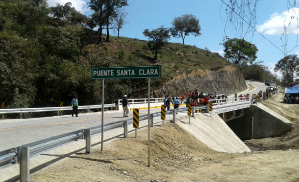 Gobierno Sandinista inaugura puente Santa Clara en San Fernando, Nueva Segovia