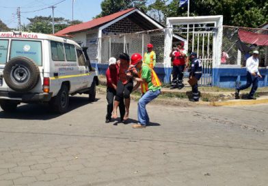 Instituciones de Gobierno en Quezalguaque participan en el primer Ejercicio Nacional Multiamenazas