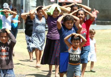 Amplia participación de las familias nicaragüenses en el primer Ejercicio Nacional Multiamenazas