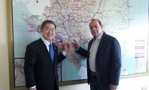 Embajador de Japón realizó visitas de cortesía al Mific y al Ministerio de Minas