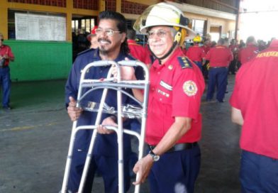 Benemérito cuerpo de Bomberos presenta l brigada contra incendios forestales