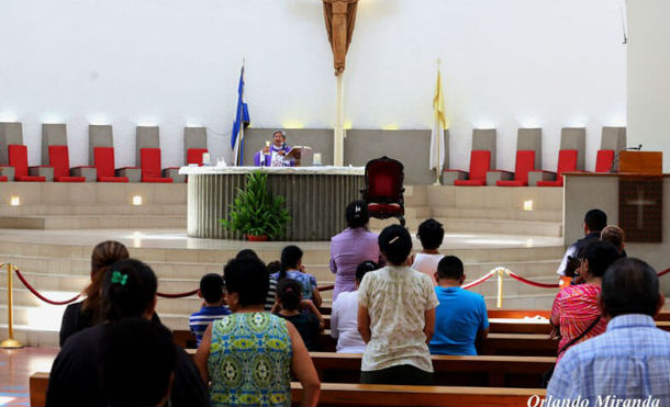 Celebran Misa de Martes Santo en Catedral de Managua