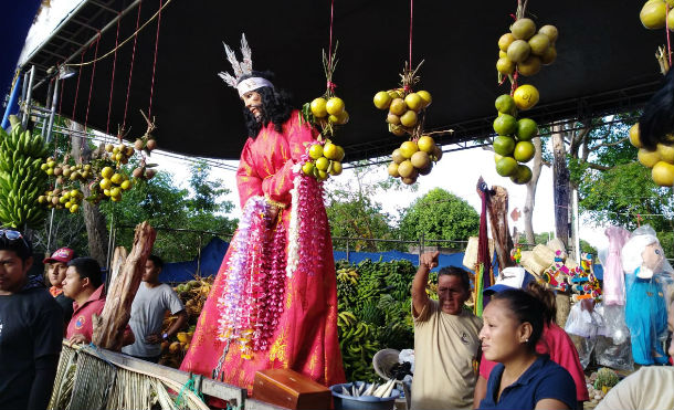 Masaya: Feligresía católica celebra procesión de ofrendas