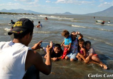 Playa El Recreo, un rinconcito veranero para las familias nagarote&ntilde;as