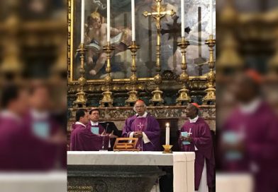 Cardenal Brenes celebró Santa Misa en Roma, en ocasión de su cumpleaños