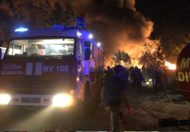 Cuerpo Unificado de Bomberos controlan incendio en Los Brasiles