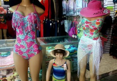 Frutas, piscinas y artículos veraneros a flote en el Israel Lewites