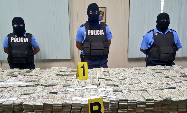 Policía Nacional incauta más de $5.5 millones de dólares al crimen organizado y narcotráfico internacional
