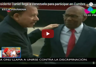 Presidente Daniel llega a Venezuela para participar en Cumbre ALBA-TCP