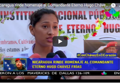 Nicaragua rinde homenaje al Comandante Eterno Hugo Chávez Frías