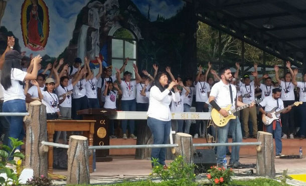 Juventud nicaragüense vive encuentro de amor por Cristo en San Rafael del Norte