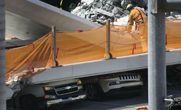 Varios muertos por desplome de un puente en Miami