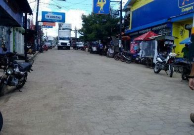 Alcaldía de Nueva Guinea avanza con adoquinado en calle principal