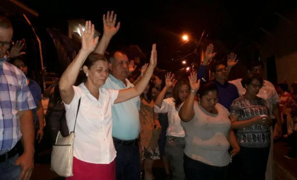 Matagalpa se une en oración por la paz