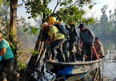 Ejército realiza acciones con comunitarios en la Reserva Biológica Indio Maíz en #AMORANICARAGUA