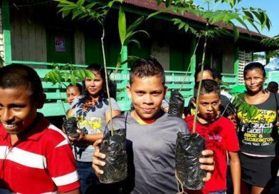 San Juan de Nicaragua realiza caminata con alegría y amor a la Reserva Indio Maíz