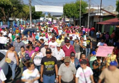 Centenares de chinandeganos caminaron celebrando victoria en Indio Ma&iacute;z