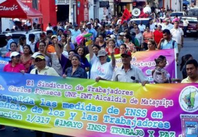 Trabajadores de Matagalpa reafirman su apoyo a la resolución del INSS