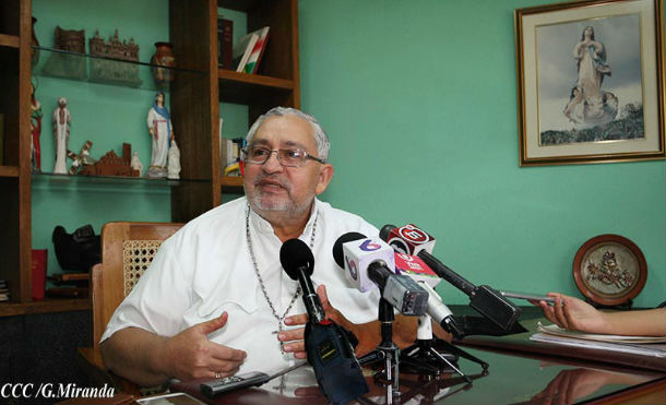 Monseñor Eddy: “Buscamos siempre el bien de Nicaragua con la preservación de la Paz”