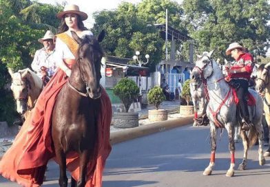 Exitoso desfile h&iacute;pico en el municipio de San Rafael del Sur