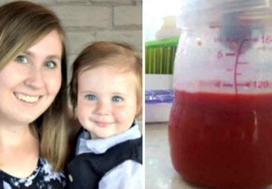 Al momento de alimentar a su bebé notó sangre, apretó su pecho y salió algo del tamaño de una moneda