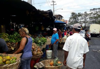 Compradores y vendedores visitan el Mercado Israel Lewites en total paz y tranquilidad