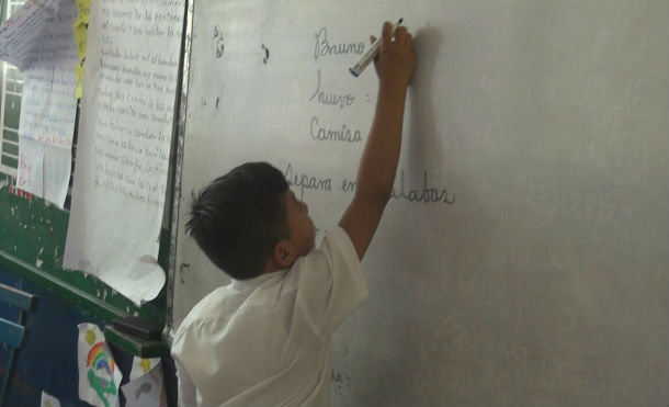 Estudiantes regresan a sus clases en el municipio de Nindirí