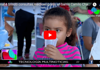Canal 4 brindó consultas médicas gratis en barrio Camilo Chamorro