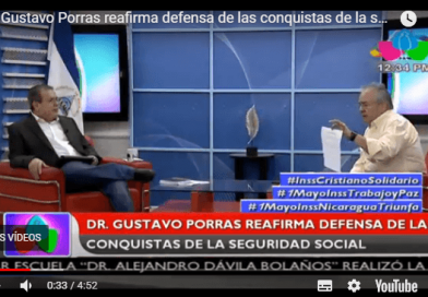 Dr. Gustavo Porras reafirma defensa de las conquistas de la seguridad social