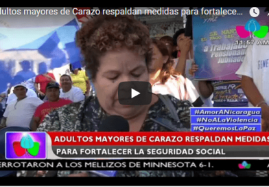 Adultos mayores de Carazo respaldan medidas para fortalecer la seguridad social